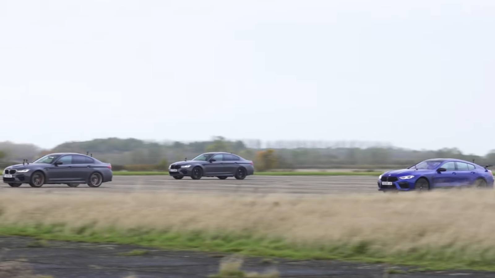 BMW Three-Way Drag Race Between M8, M5 CS, And M5 Competition Crowns ...