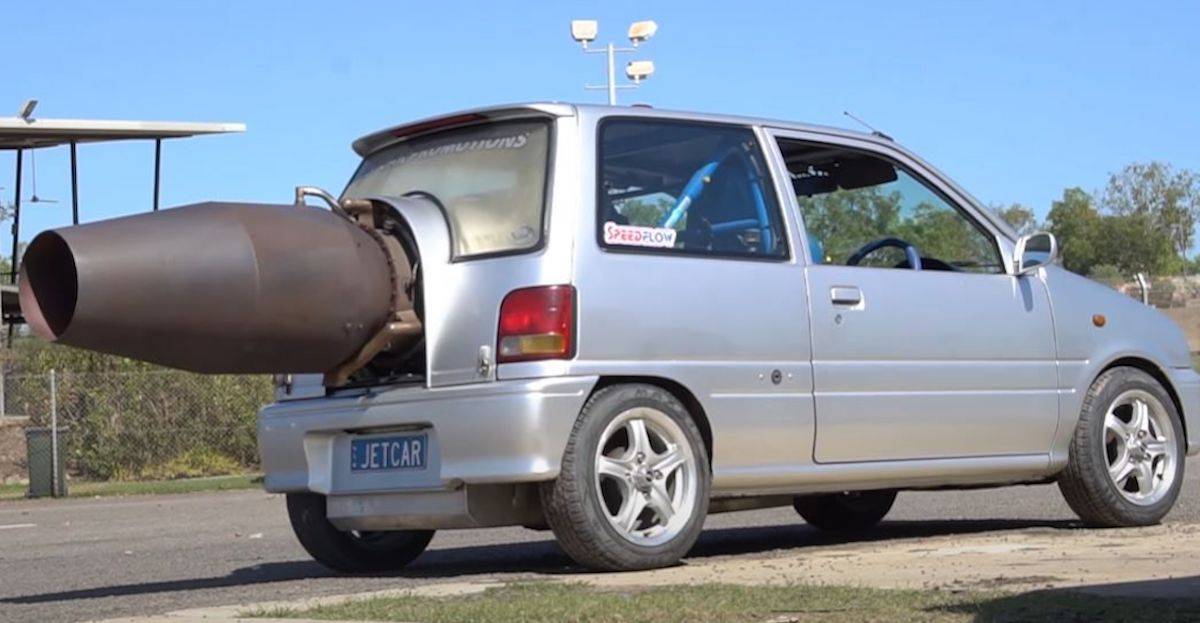 Turbo Jet-Powered Daihatsu Mira Is One Of The World