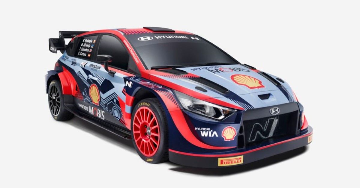 自動車 WRC 2022 i20N Hyundai Check Out The 2022 Hyundai i20 WRC Hybrid Rally Car