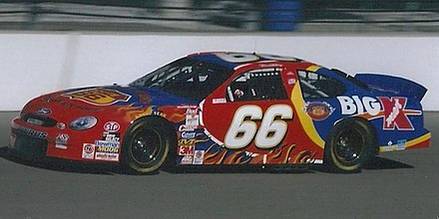 Darrell Waltrip on pole at Indianapolis in his final year in the sport