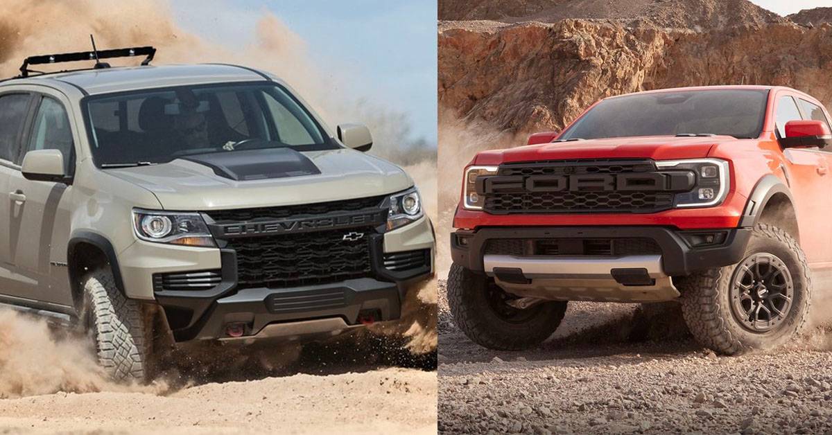 Zr2 Versus Ranger Raptor Super Pickups: 2023 Ford Ranger Raptor Vs Chevy Colorado ZR2