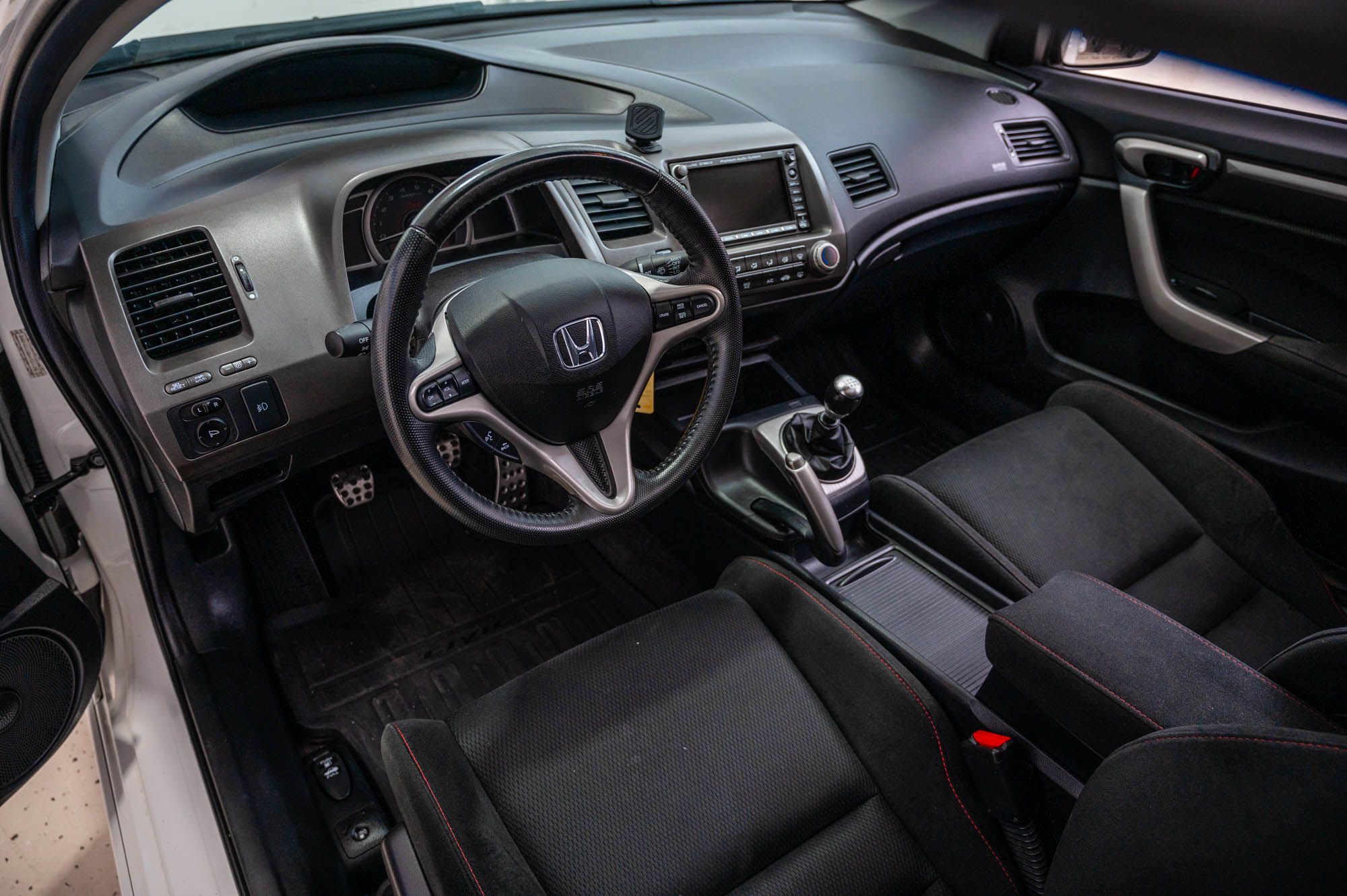 Black 2006-2011 Honda Civic Si Interior