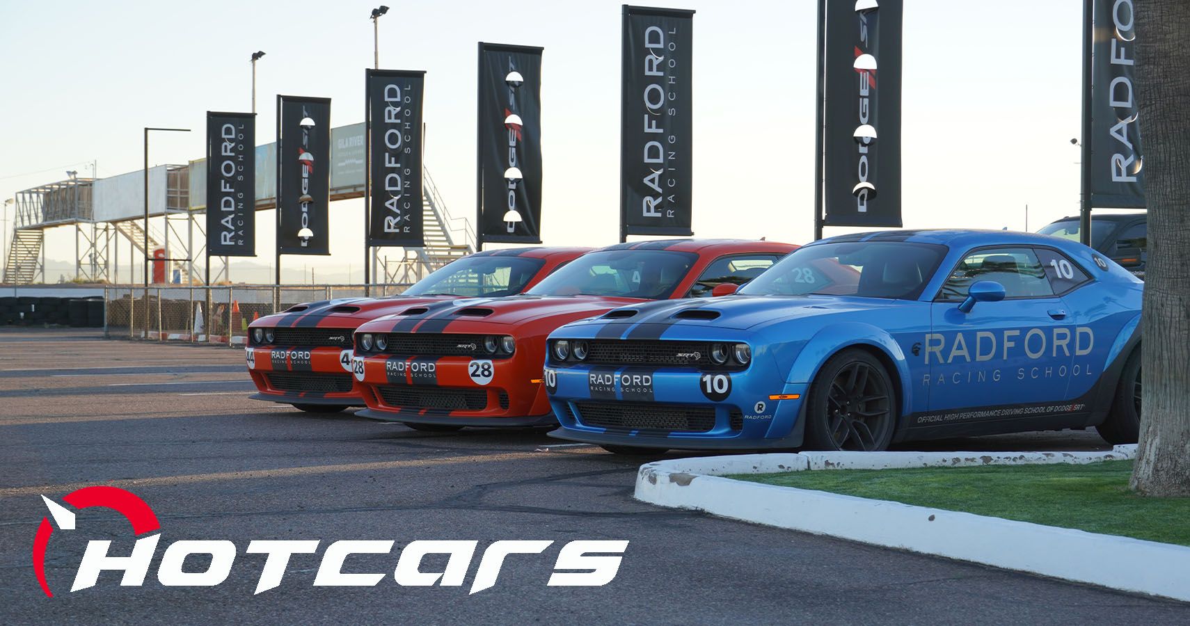 Dodge Challenger Hellcats As Track Training Tools At Radford