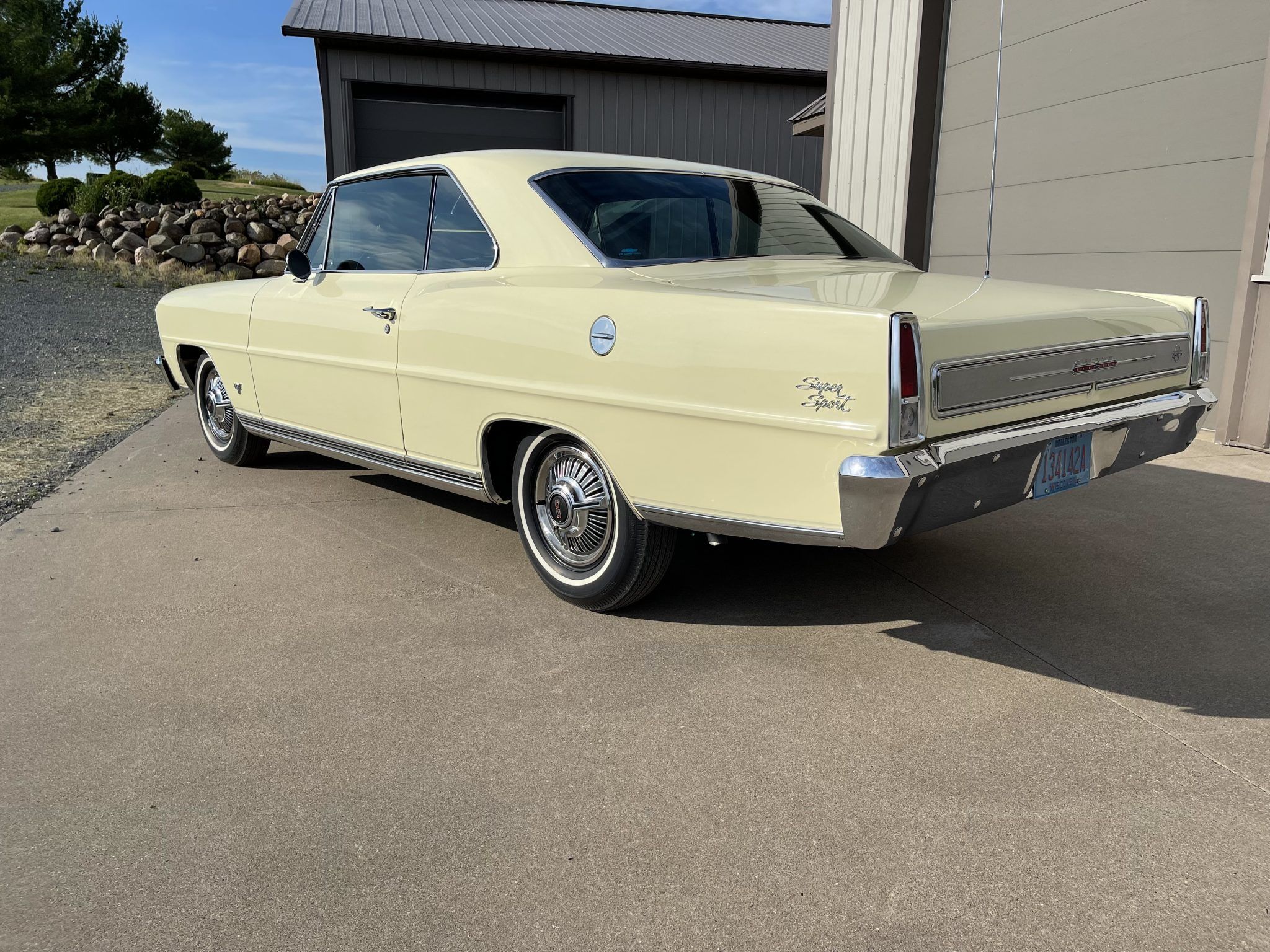 Yellow 1966-1967 Chevrolet Nova (Second Generation)