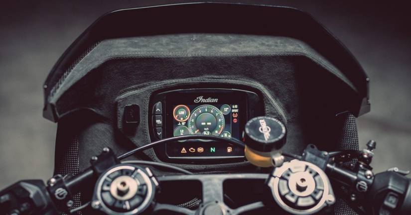 Indian FTR Black Swan cockpit view