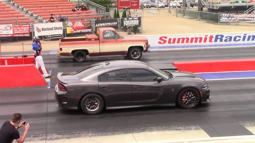 Like A Bat Out Of Hell: Dodge Charger Hellcat Vs Modded Mustang