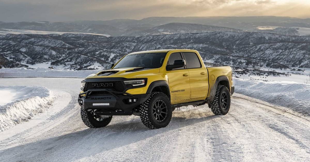 Here's Why This 1,000-HP Modified Ram TRX For Sale Can Only Go 55 MPH