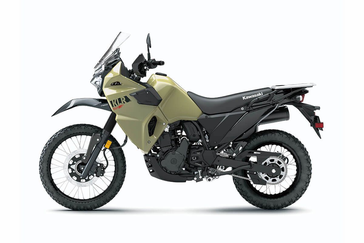 Green KLR650 Side