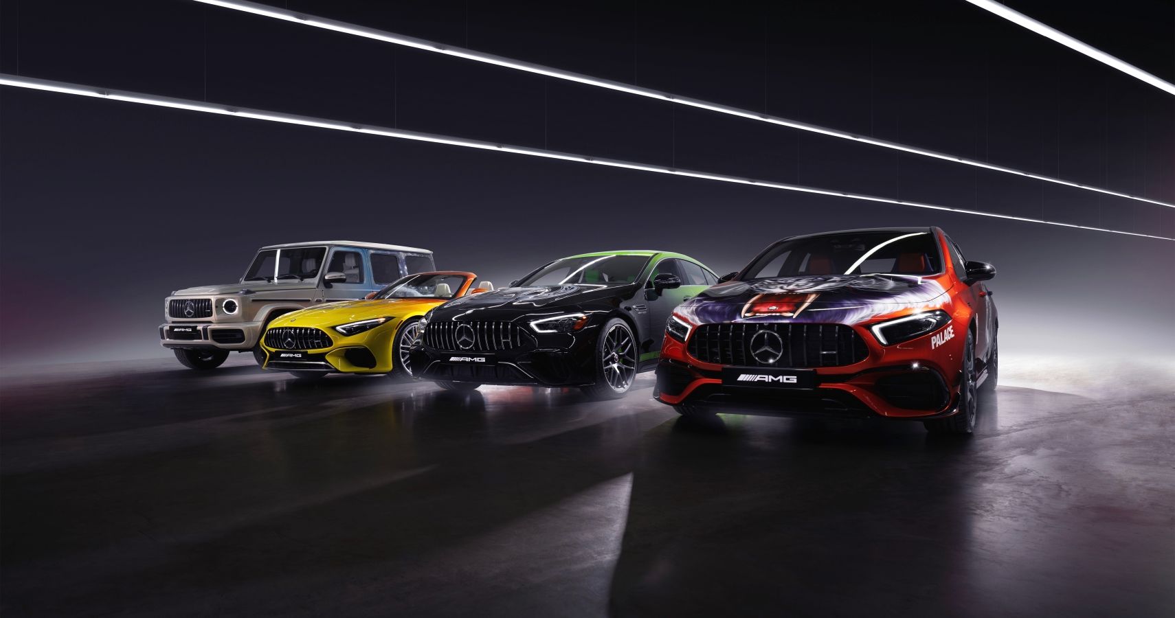 Mercedes-Benz Unites The World With Four Palace Skateboards Art Cars