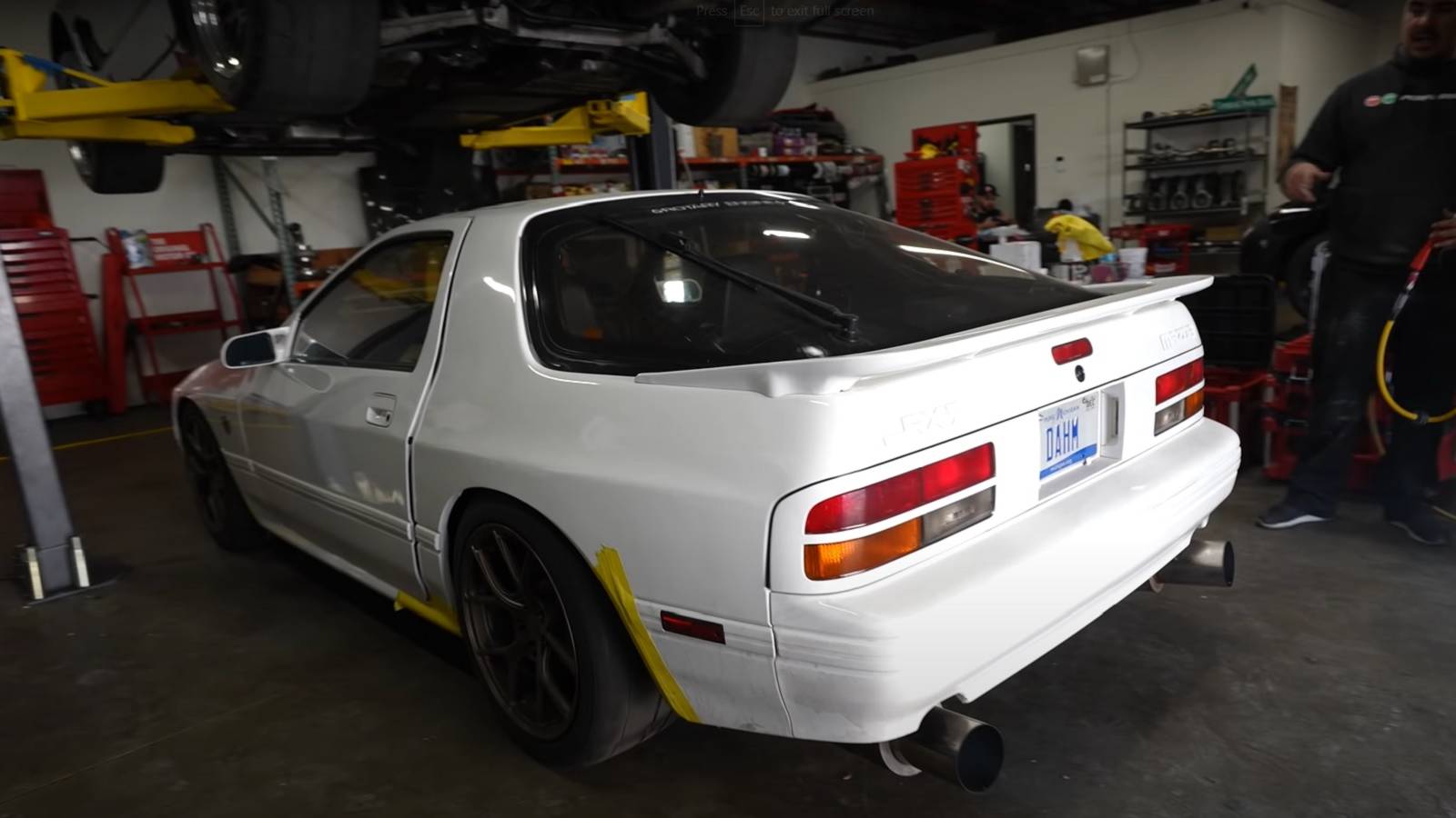 Watch This Modified Second-Gen Mazda RX-7 Hit The Track At Willow Springs