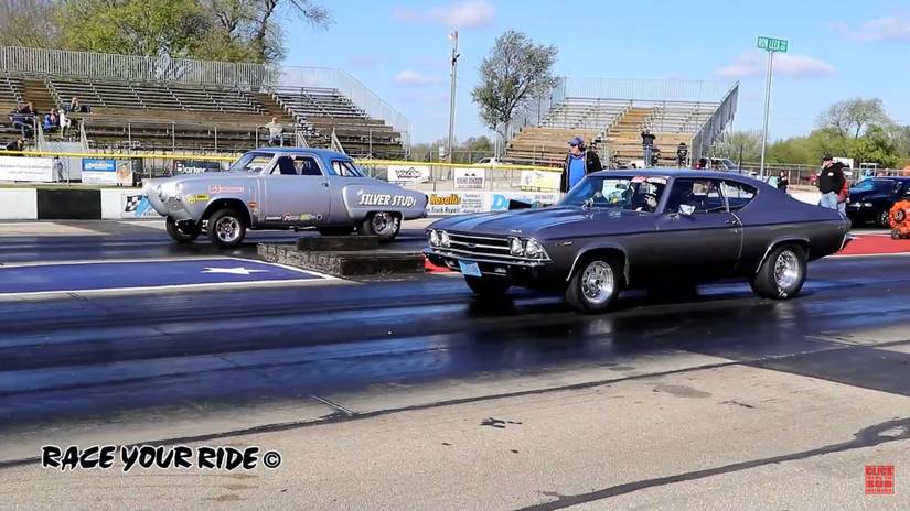 Age Vs Muscle: 1951 Studebaker Champion Vs 1969 Chevrolet Chevelle