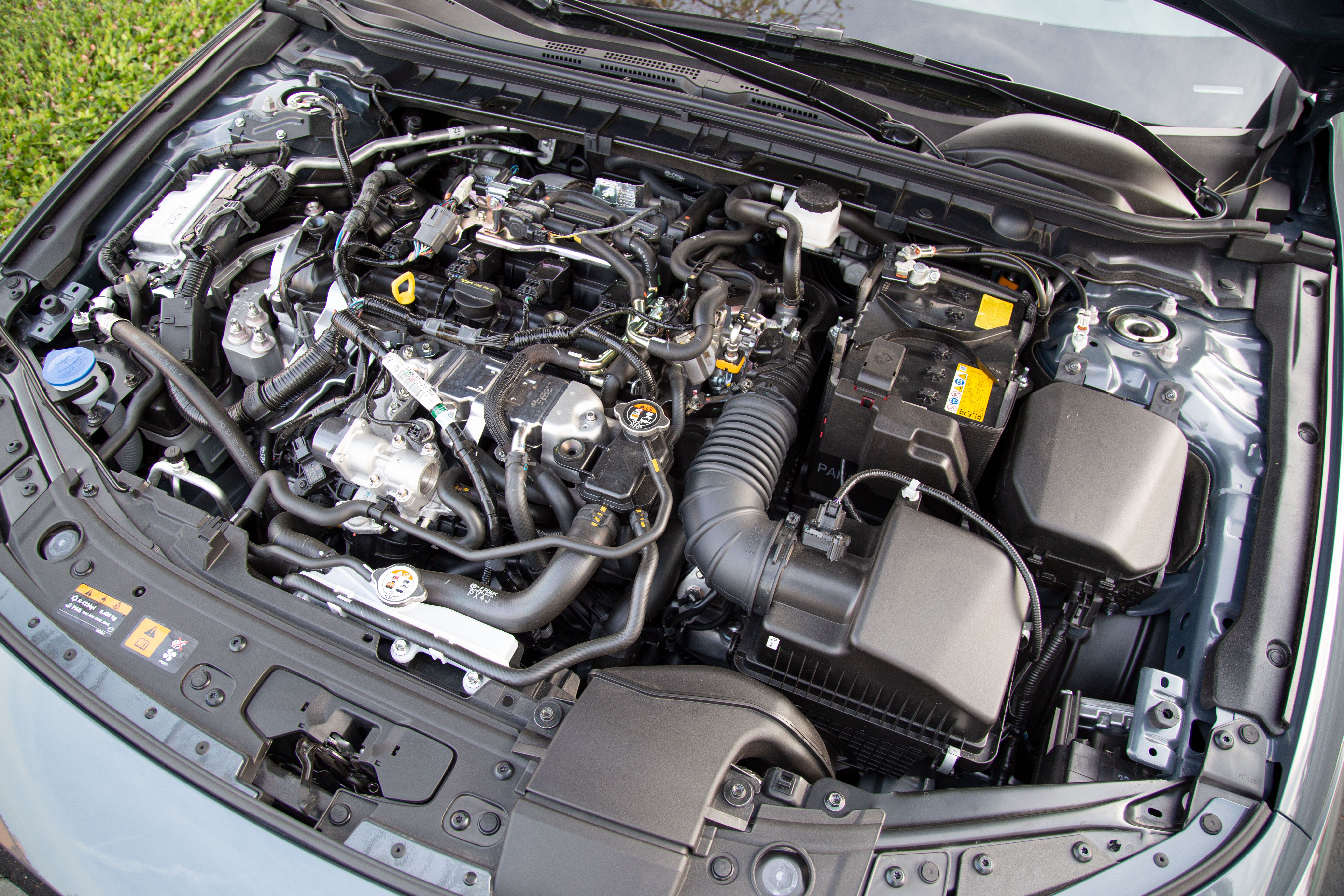 2022 Mazda3 2.5 Turbo AWD Hatchback Premium Plus Skyactive-G engine compartment