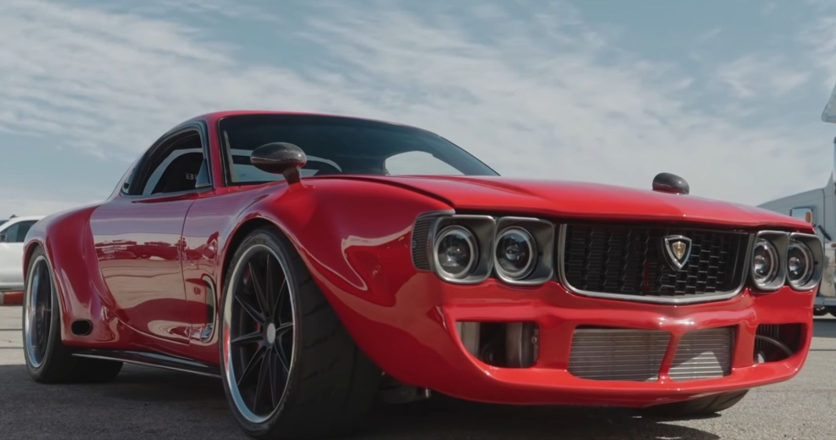 Drag Strip Ready: This Widebody AWD Four-Rotor Mazda RX7 Has 1,200-HP