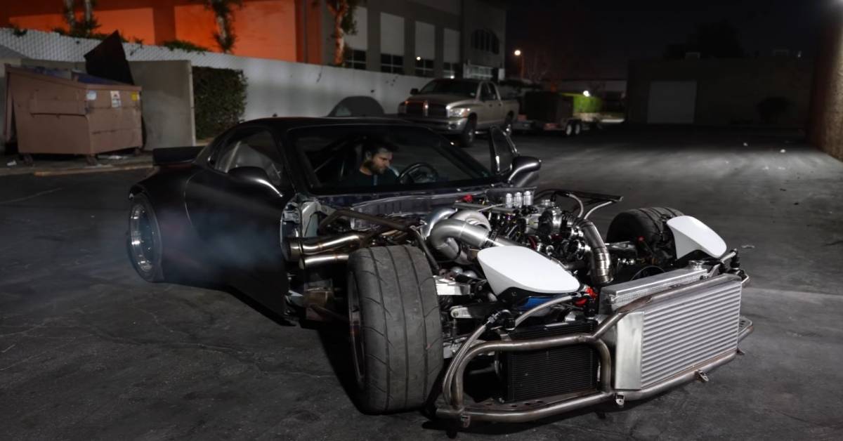 This AWD Mazda RX-7 With 1200 Horsepower Looks Insane