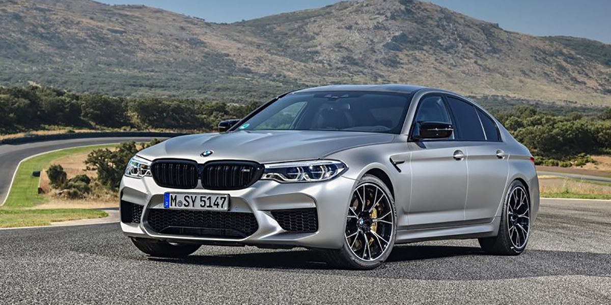 Silver 2019 BMW M5 Competition - Frontview