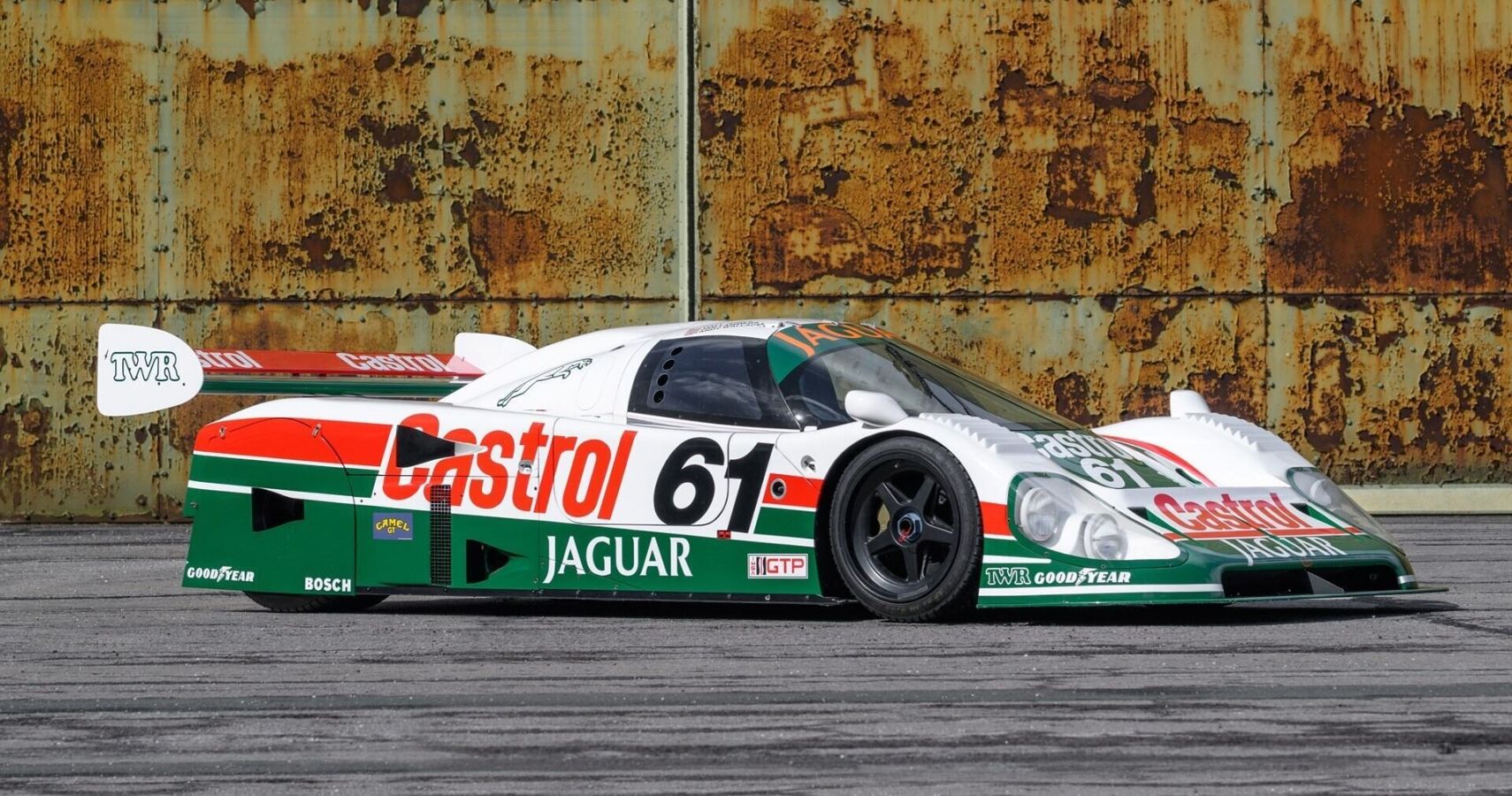 This 1988 Jaguar XJR-9 has an incredible racing past