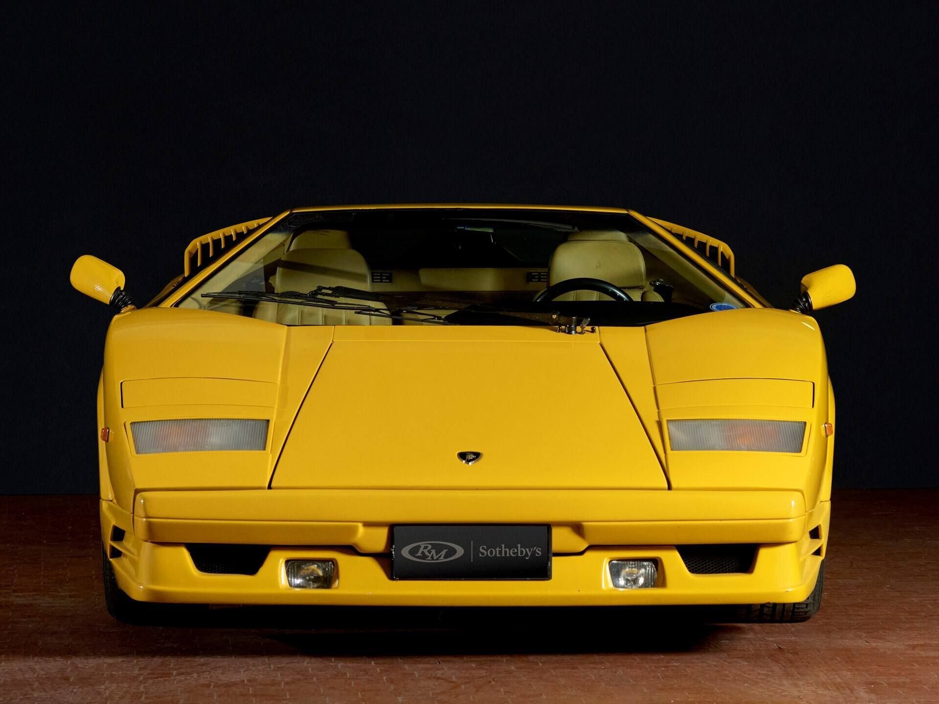 Lamborghini Countach 25th Anniversary Auction Front View