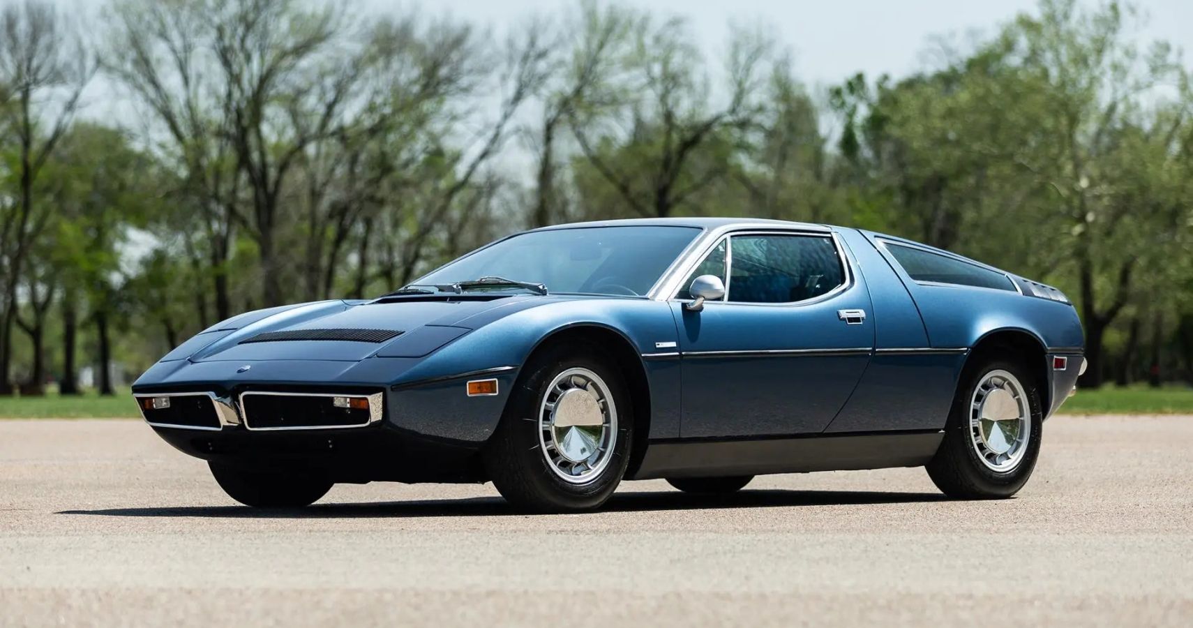 This Rare 1975 Maserati Bora Has A 4.9-Liter DOHC V8