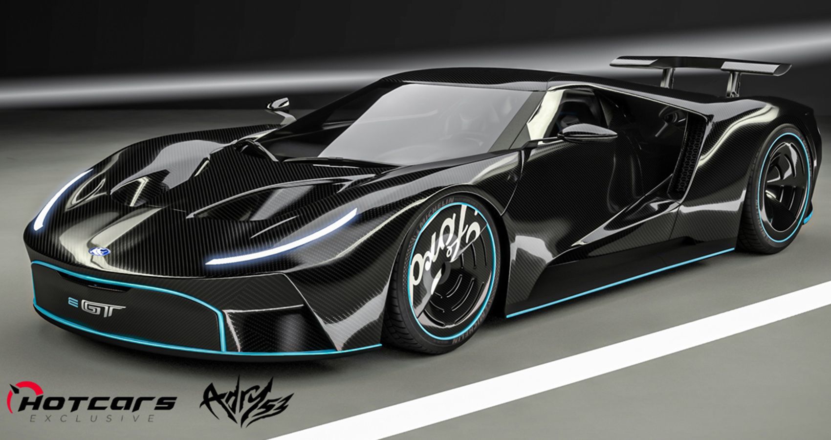 This All-Electric Ford GT Concept Is A Tesla Roadster Killer