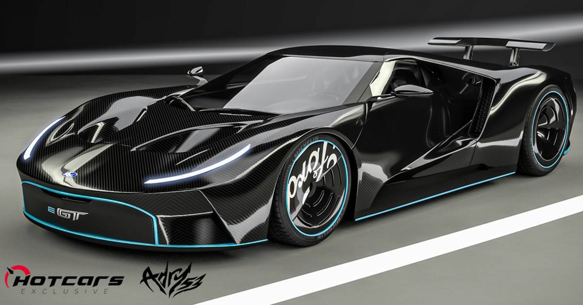 This All-Electric Ford GT Concept Is A Tesla Roadster Killer
