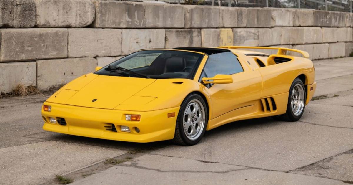 Rare 1997.5 Lamborghini VT Roadster Has All-Wheel-Drive