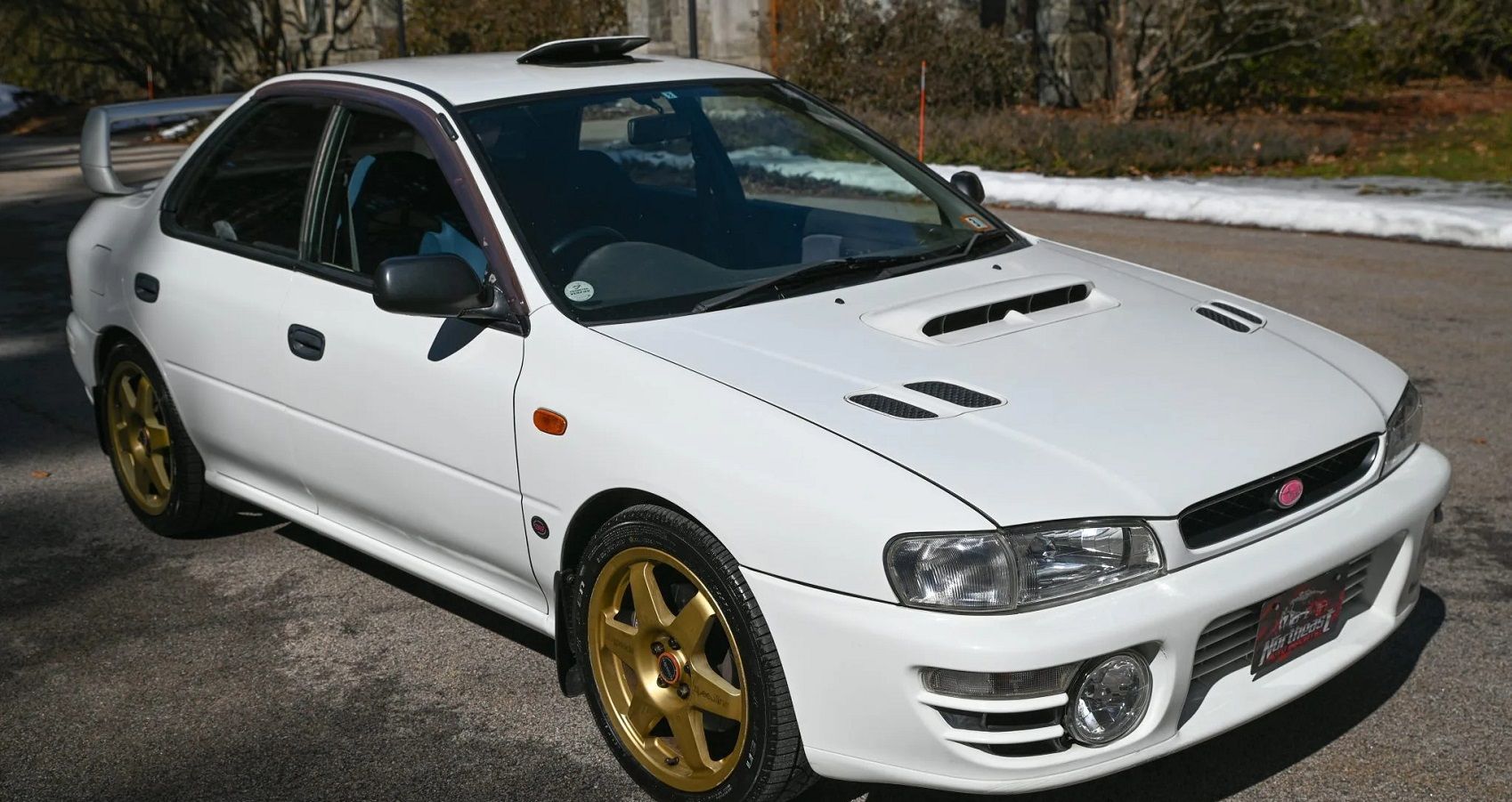 white 1993-2001 Subaru Impreza WRX 