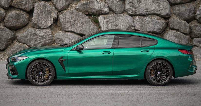 2023 BMW M8 Competition Gran Coupe green performance car