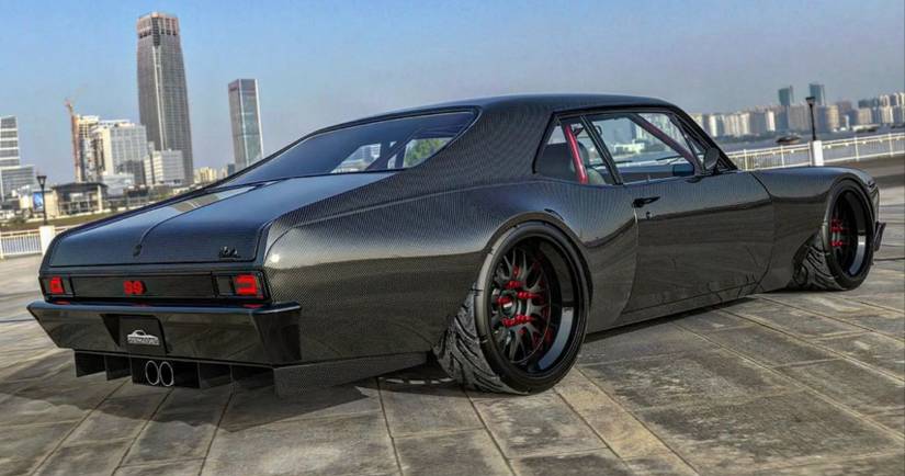 Nova Rear Carbon Fiber Chevrolet Nova Steroids