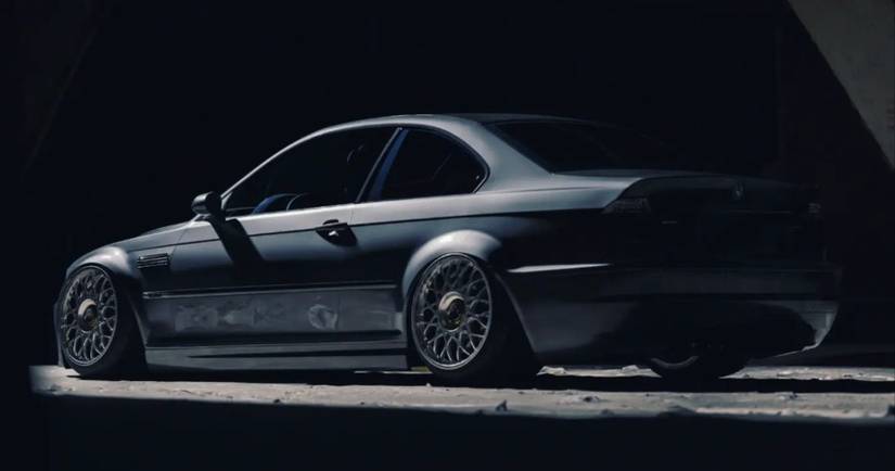Big Tires Require Big Wheels On This Beefed Up BMW M3 E46