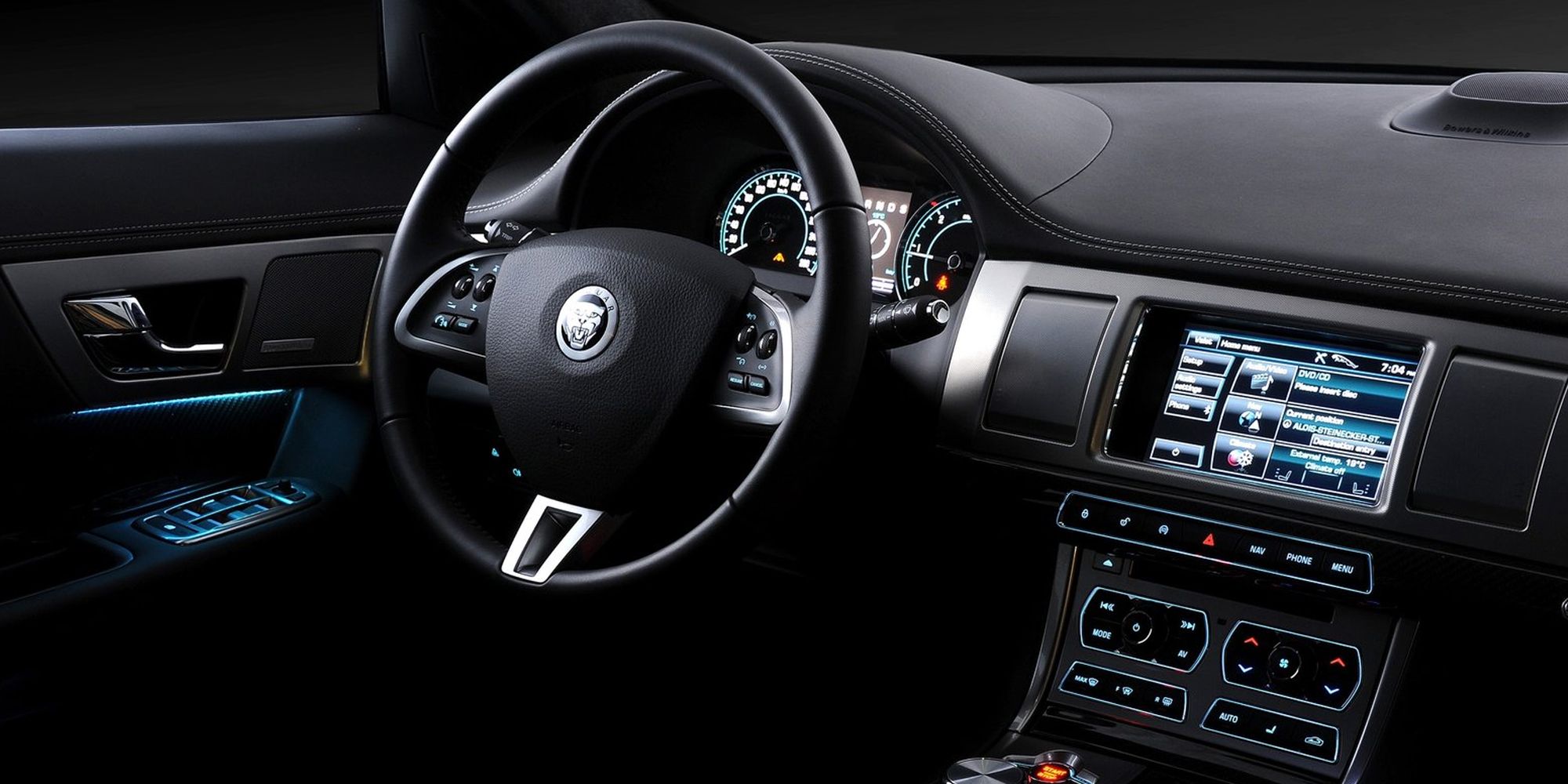 Jaguar XF Black Interior