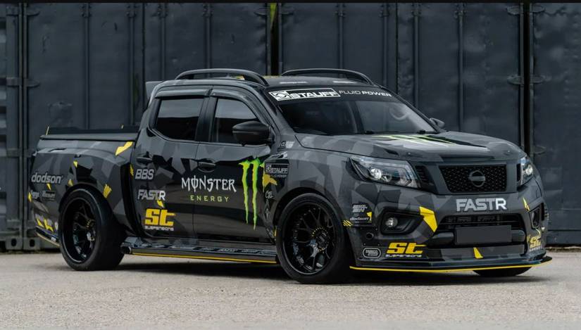 The Nissan Navara-R Is A Beastly 1000-HP Pickup With A GT-R's Gut