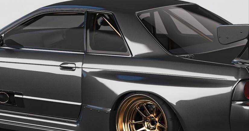 Nissan R32 Skyline Render From Musa Rio Tjahjono