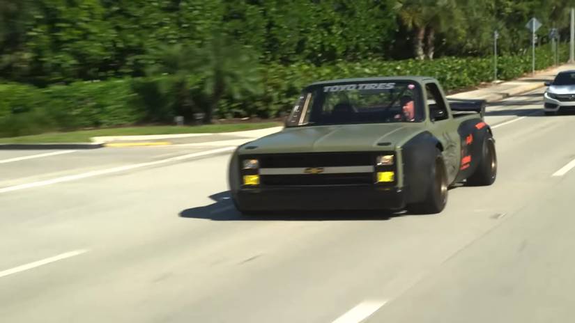 This Emissions Free 1987 Chevrolet C10 Has 1,200 Hp Thanks To Tesla