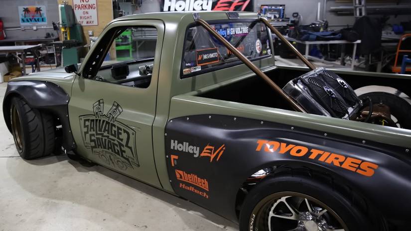 This Emissions Free 1987 Chevrolet C10 Has 1,200 Hp Thanks To Tesla