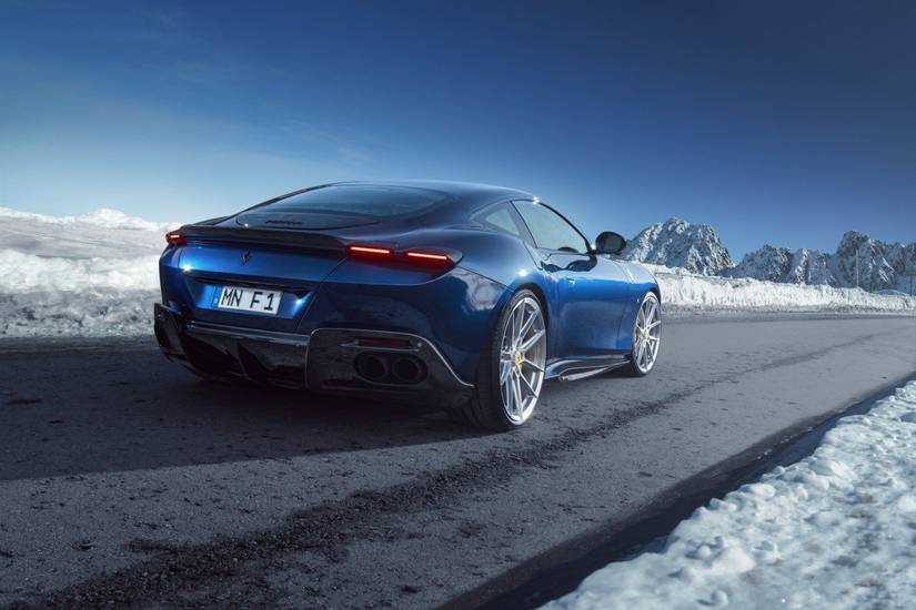 Ferrari Roma Azul Here's What Makes The Ferrari Roma So Special
