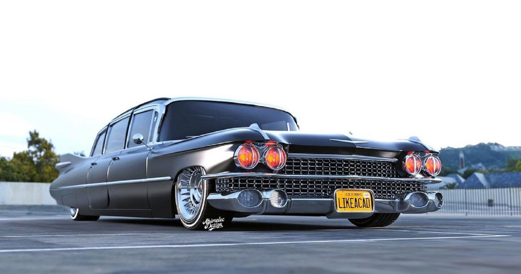 This Custom Hellcat-Powered Cadillac Has An Awesome Party Trick Up