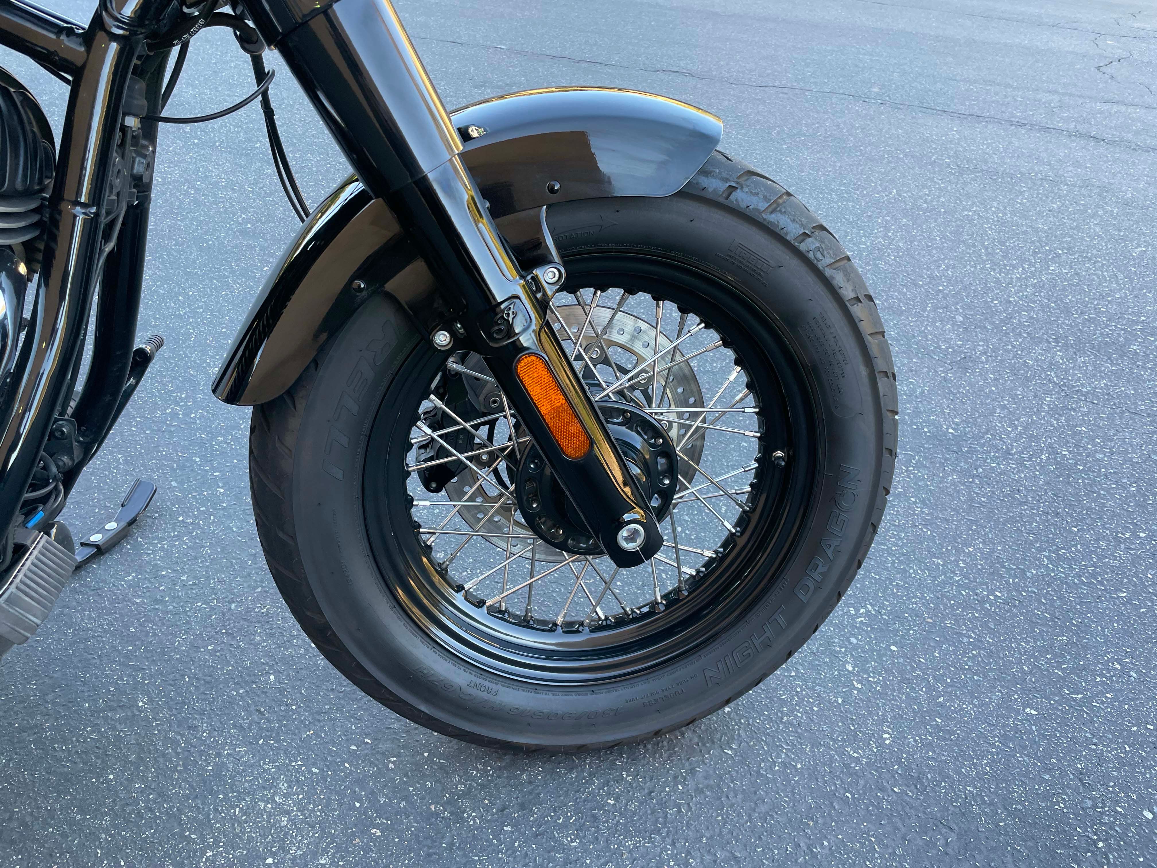 2022 Indian Chief Bobber First Ride Front Wheel