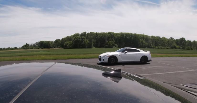 Sibling Rivalry As A Tuned Infiniti Q60S Races A Nissan GTR R35