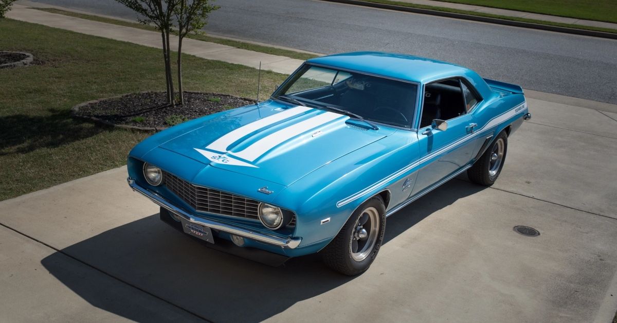 Chevrolet Yenko Camaro azul 1969 