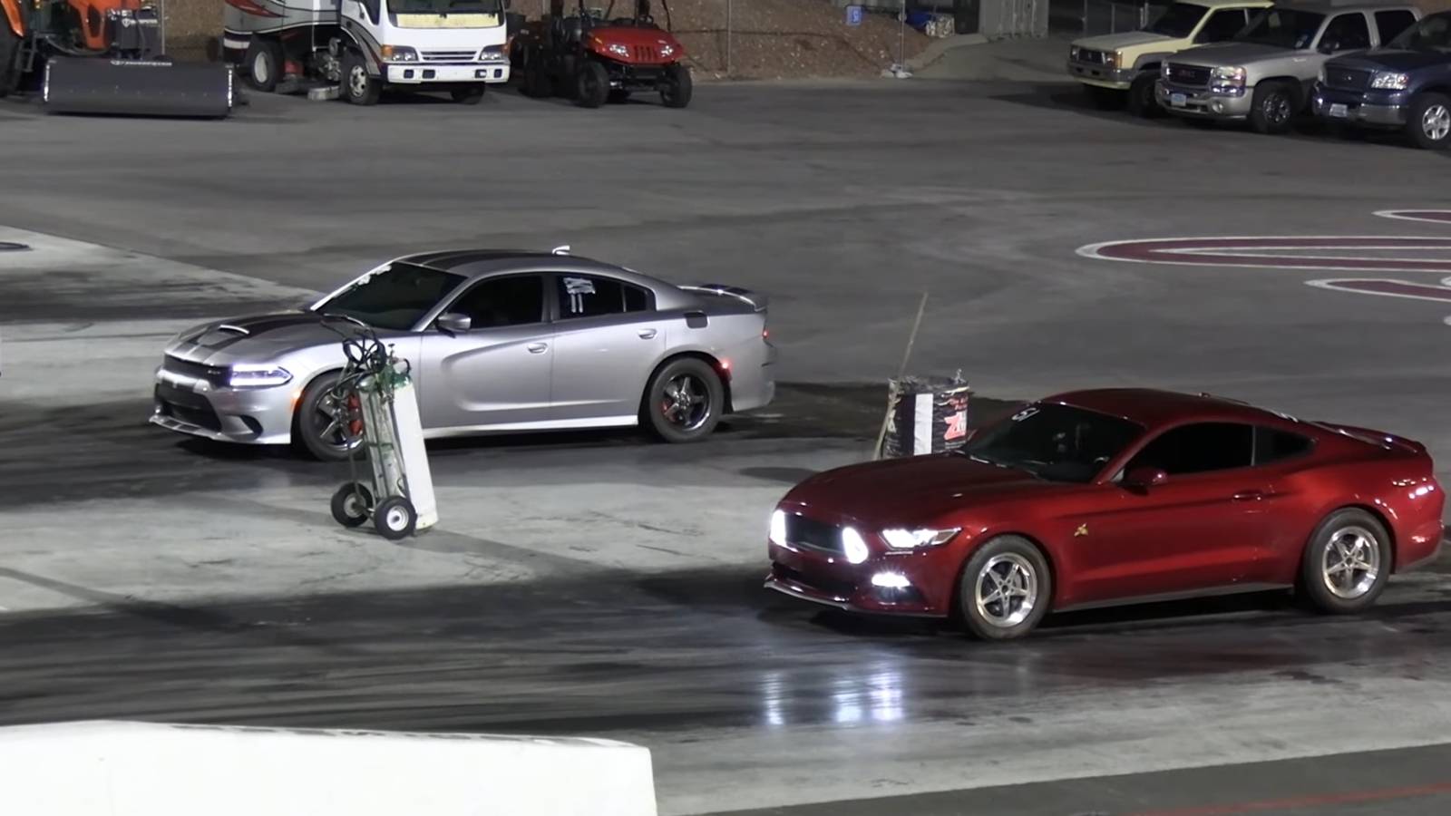 This Should Be A Walk In The Park For A Dodge Charger Hellcat
