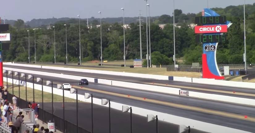 Watch This AMS Tuned Infiniti Q60 Battle Its Big Brother, The Nissan GTR