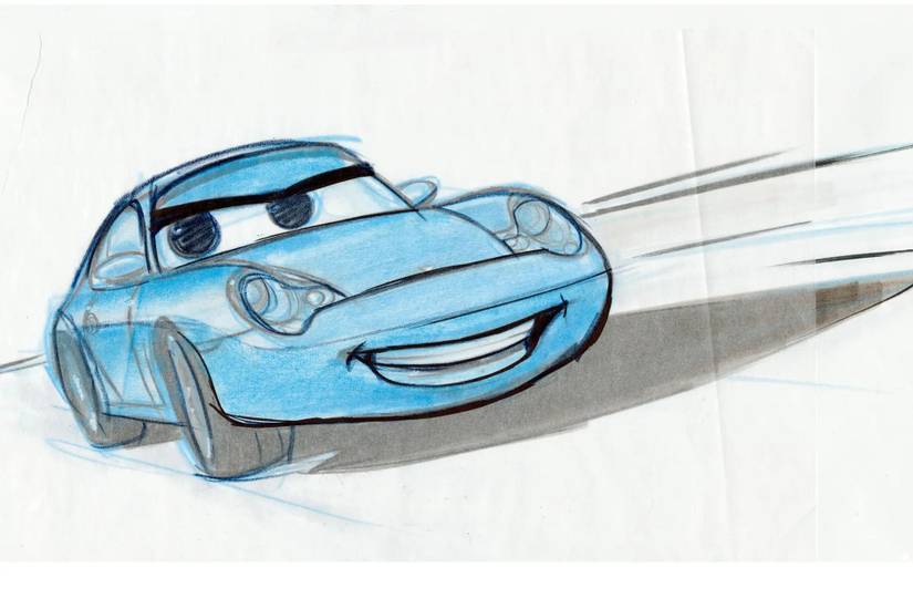 Sally Carerra From Cars Design Sketch