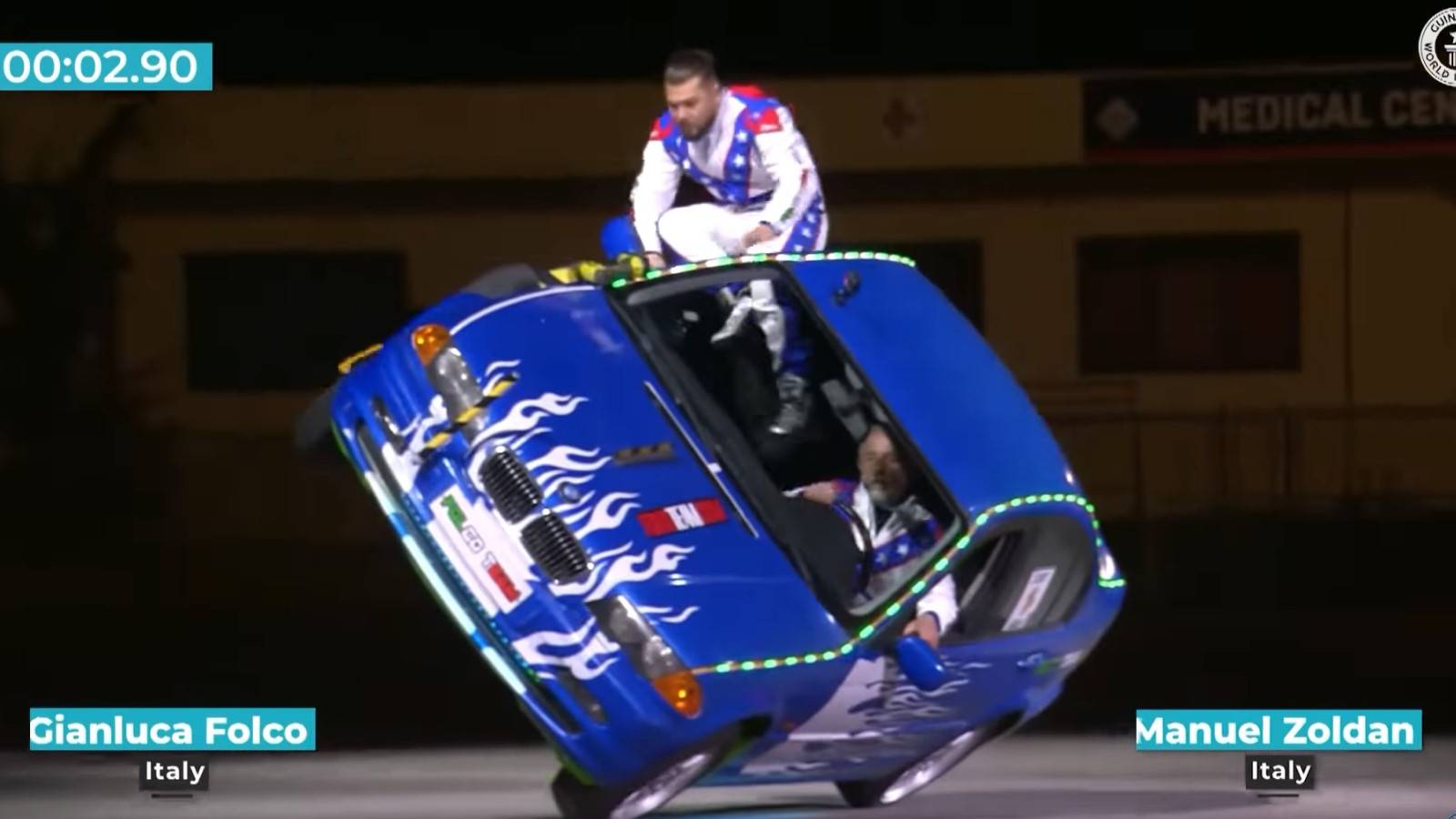 Watch The Strange New World Record For Fastest Tire Change On A Moving Car