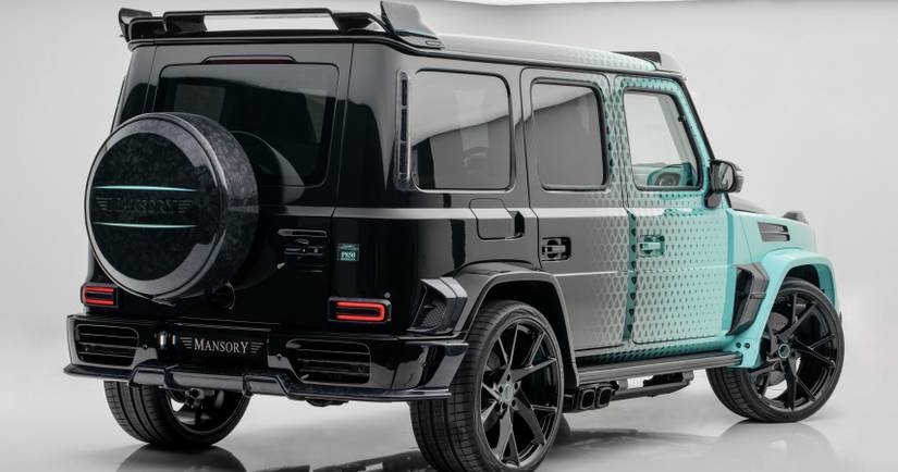 This One-Off Mercedes-AMG G63 By Mansory Packs 850-HP And A Cool Paint Job