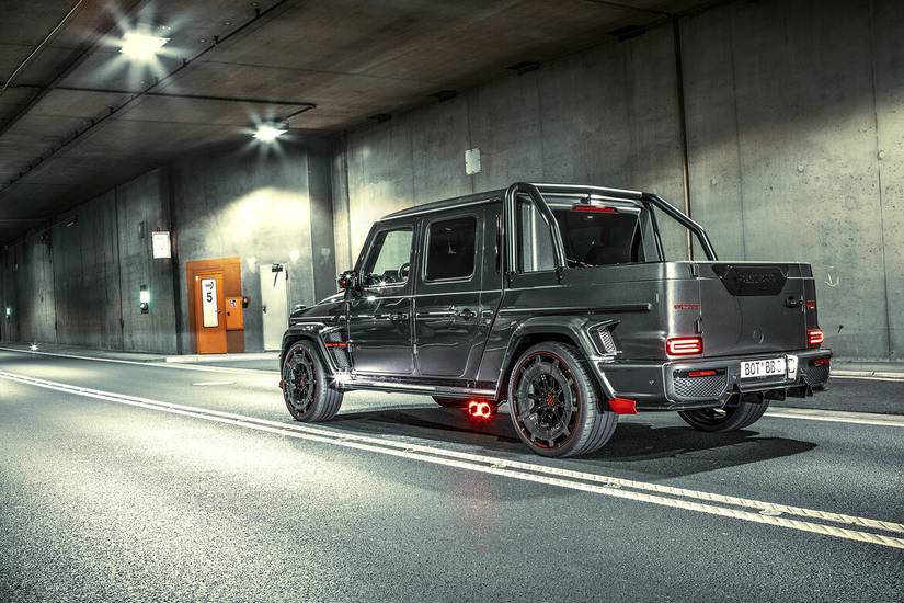 Brabus P 900 Rocket Edition G-Wagon Pickup Is An All-Carbon Beast