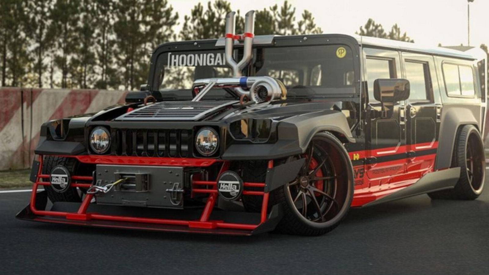 Here Comes The Hummer H1 Drifting Monster Someone Dreamed-Up For Instagram