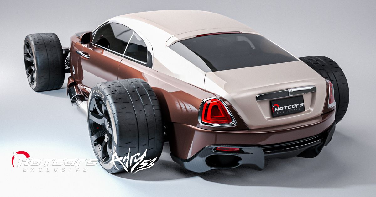 EXCLUSIVE: This Crazy Chopped Up Rolls-Royce Hot Rod Render Is Absolute ...