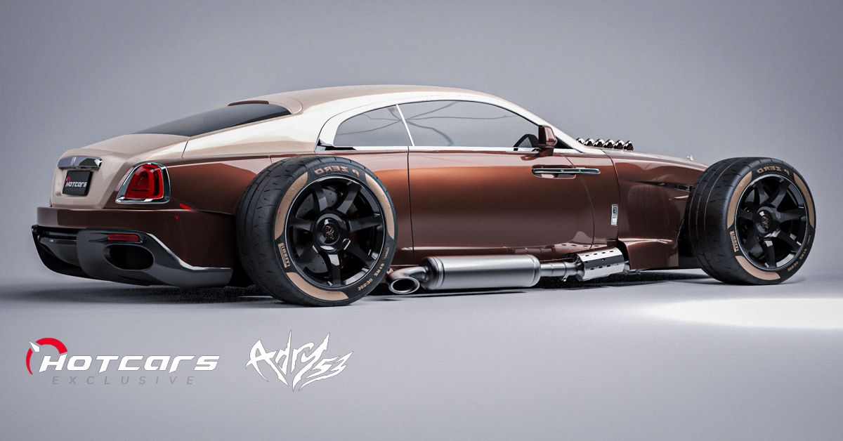 EXCLUSIVE: This Crazy Chopped Up Rolls-Royce Hot Rod Render Is Absolute ...
