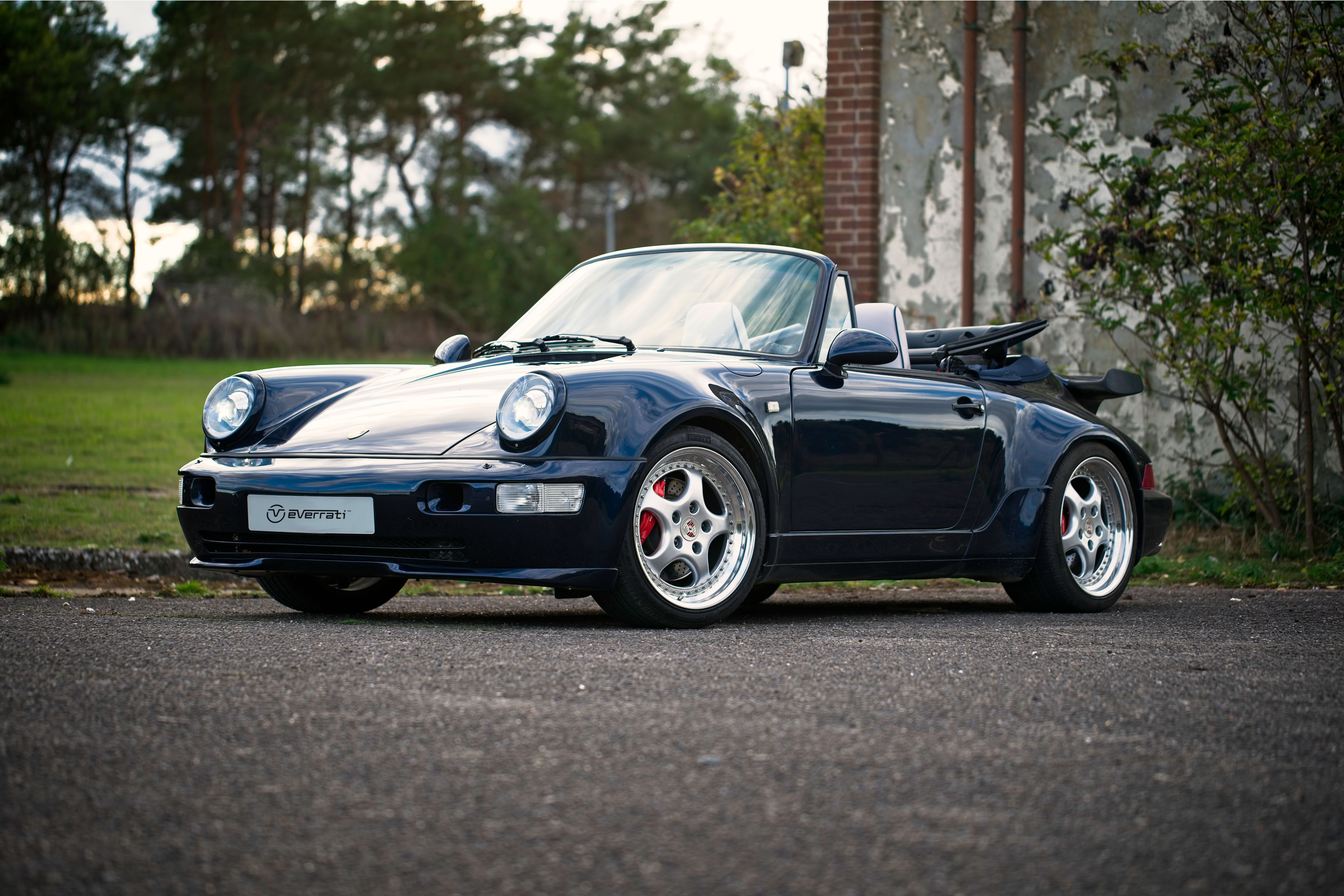 A Detailed Look At Everrati's Fully Electric Porsche 964 Cabriolet