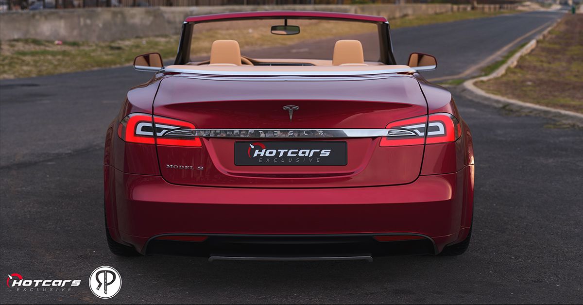 This Tesla Model S Cabriolet Render Is An Open-Air Automotive Masterpiece